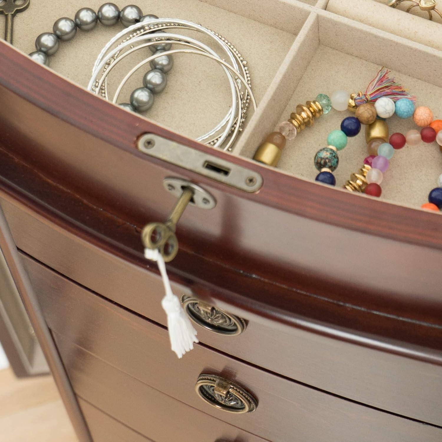 Unlocking Elegance: Exploring the North 7-Drawer⁤ Jewelry Armoire's Charm