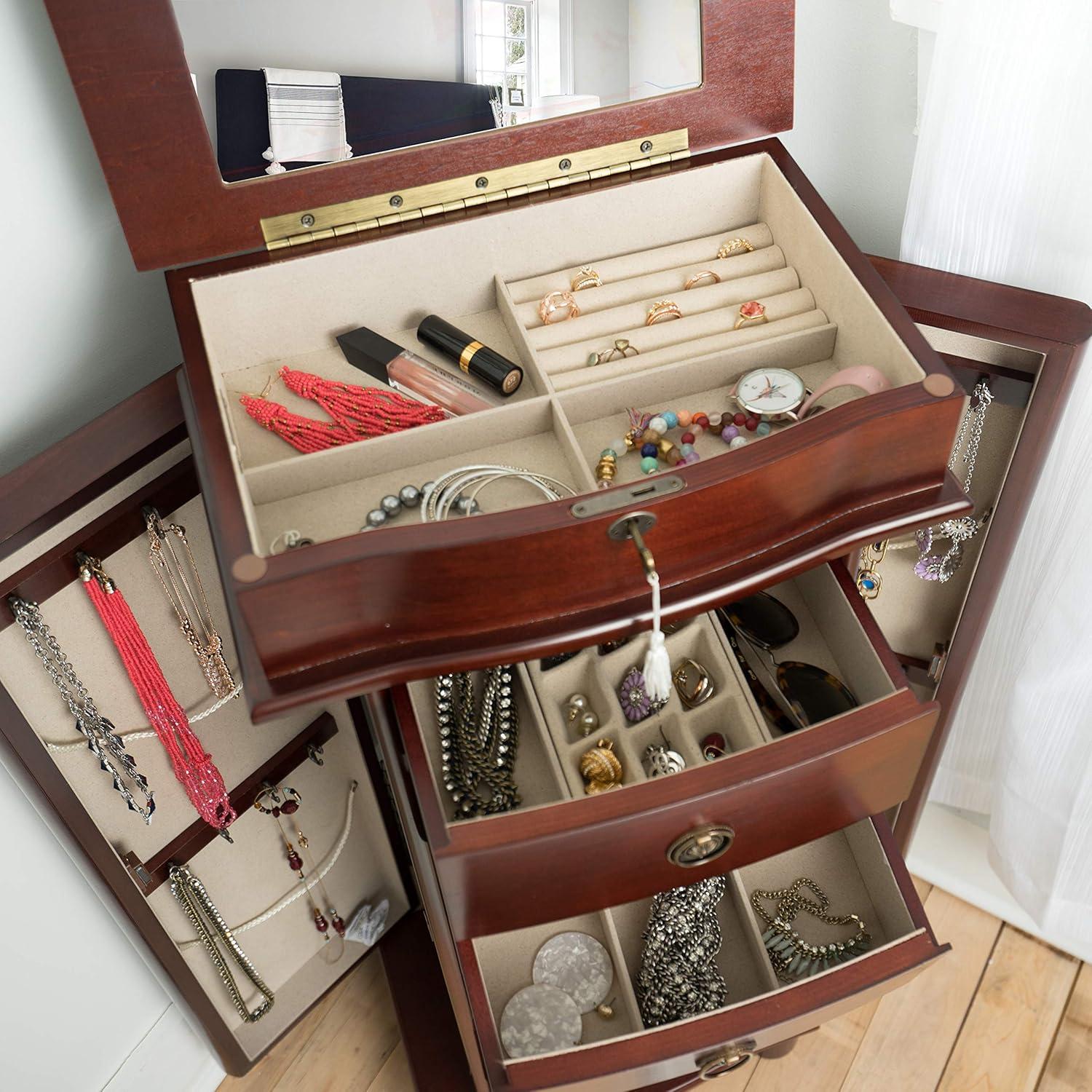 Unlocking Elegance: Exploring the‍ North 7-Drawer Jewelry Armoire's Charm