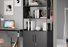 Unlocking Versatility Exploring The Yizosh 5 Tier Black Metal Bookshelf