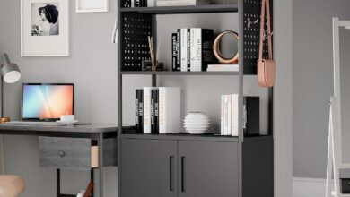 Unlocking Versatility Exploring The Yizosh 5 Tier Black Metal Bookshelf