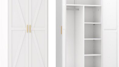 Xiusvon 71 Metal Wardrobe Cabinet In Your Bedroom