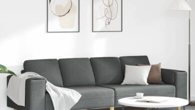 98.4in Modern Dark Gray Sectional — fits your apartment life