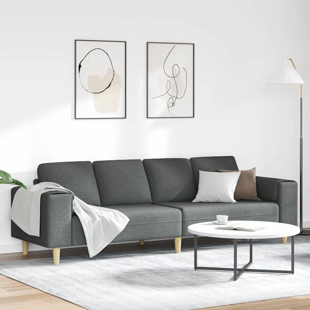 98.4in Modern Dark Gray Sectional — fits your apartment life