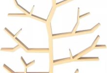 Bookshelves Creative Solid Wood Tree Shelf In Your Corner