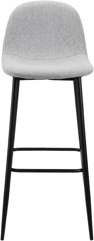Canglong Upholstered Bar Height Stool Chair For Your Counter