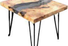 Custom Large Coffee Table (40×80) — anchors your room