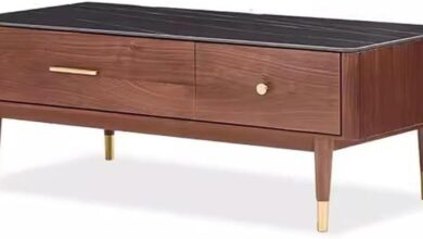 Dieypol Nordic Black Walnut Coffee Table For Your Small Room
