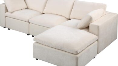 Erye Corduroy L Shaped Sofa Softening The Living Area
