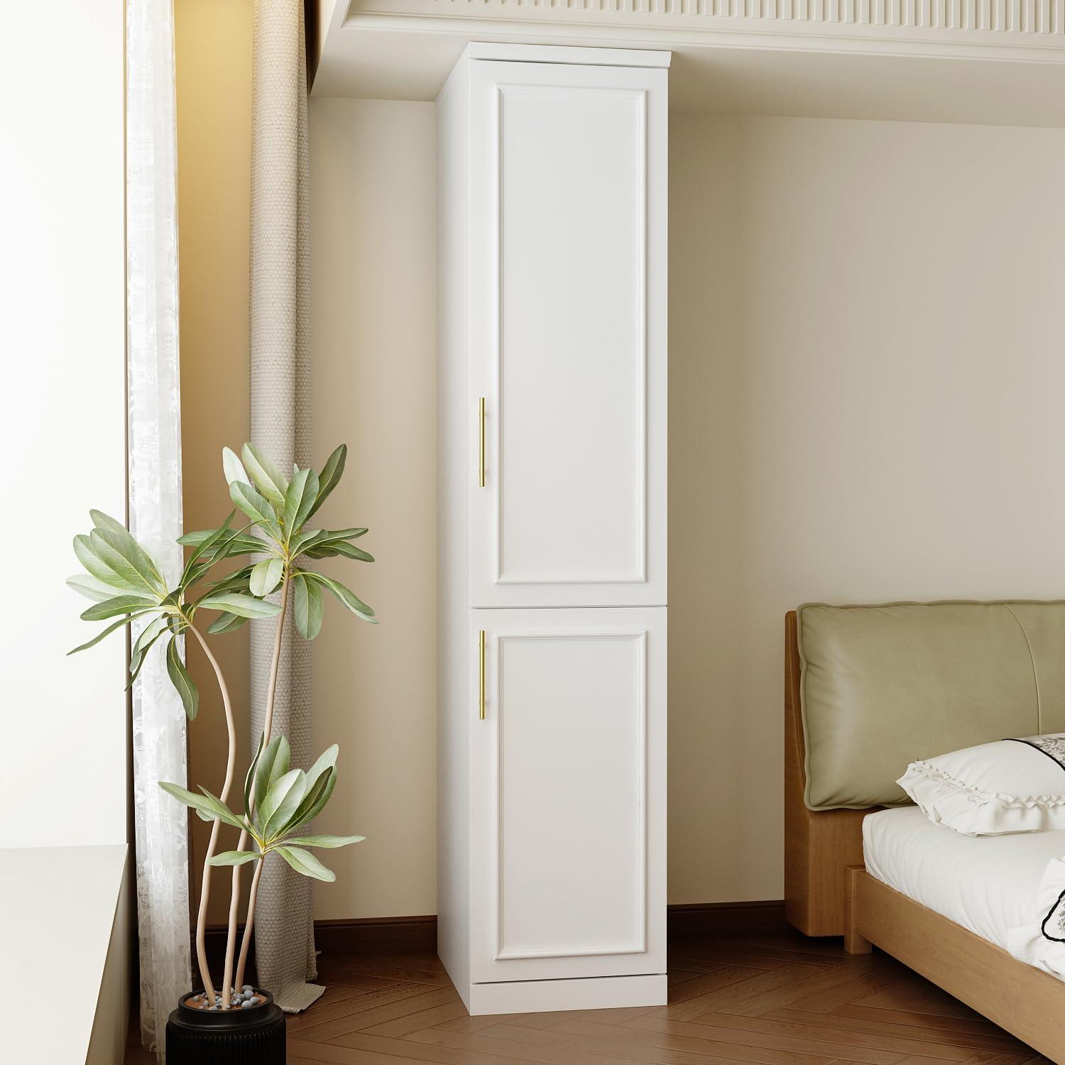 FUFU&GAGA Narrow Wardrobe Closet fits your tight bedroom