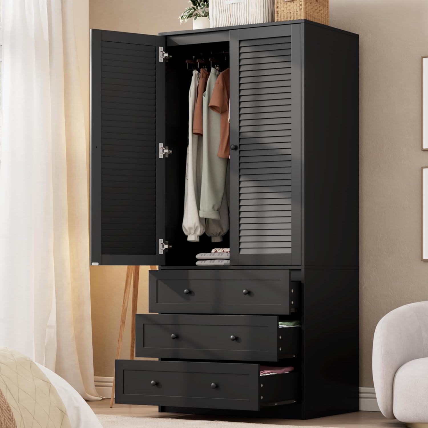 Garveehome Armoire Wardrobe Closet Fits Your Space