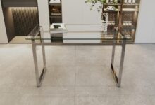 Glass Dining Table 51 Rectangle Fits Your Small Kitchen