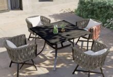 Grand Patio 5 Piece Set 4 Seat Swivel Set For Your Patio