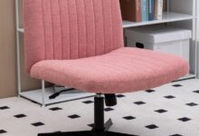 Hawguar 5003 Armless Desk Chair Fitting Your Small Space