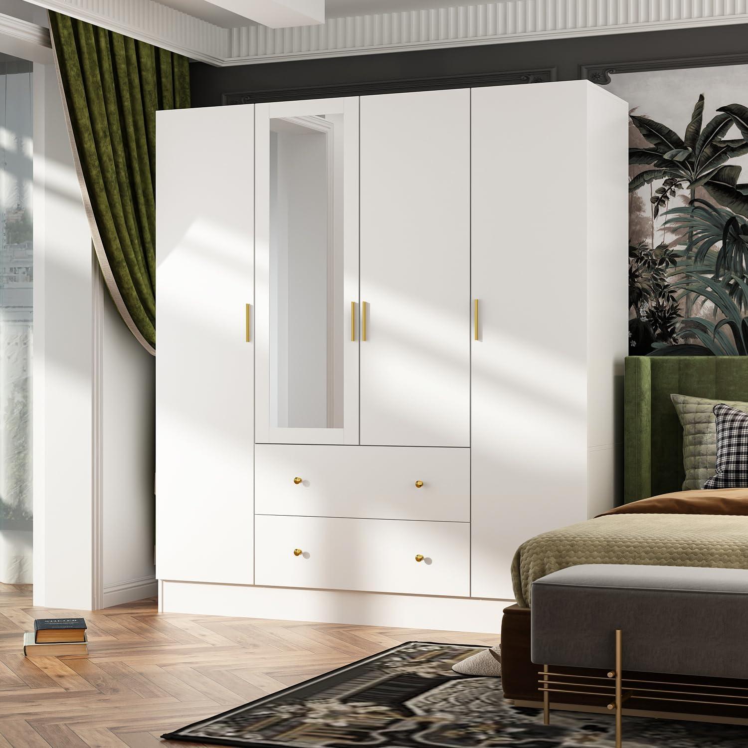 Hitow 4 Door Wardrobe Armoire How It Shapes Your Space