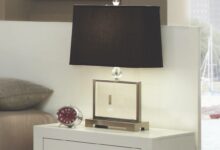 Jessica White Wood Nightstand Panels Softening The Bedroom