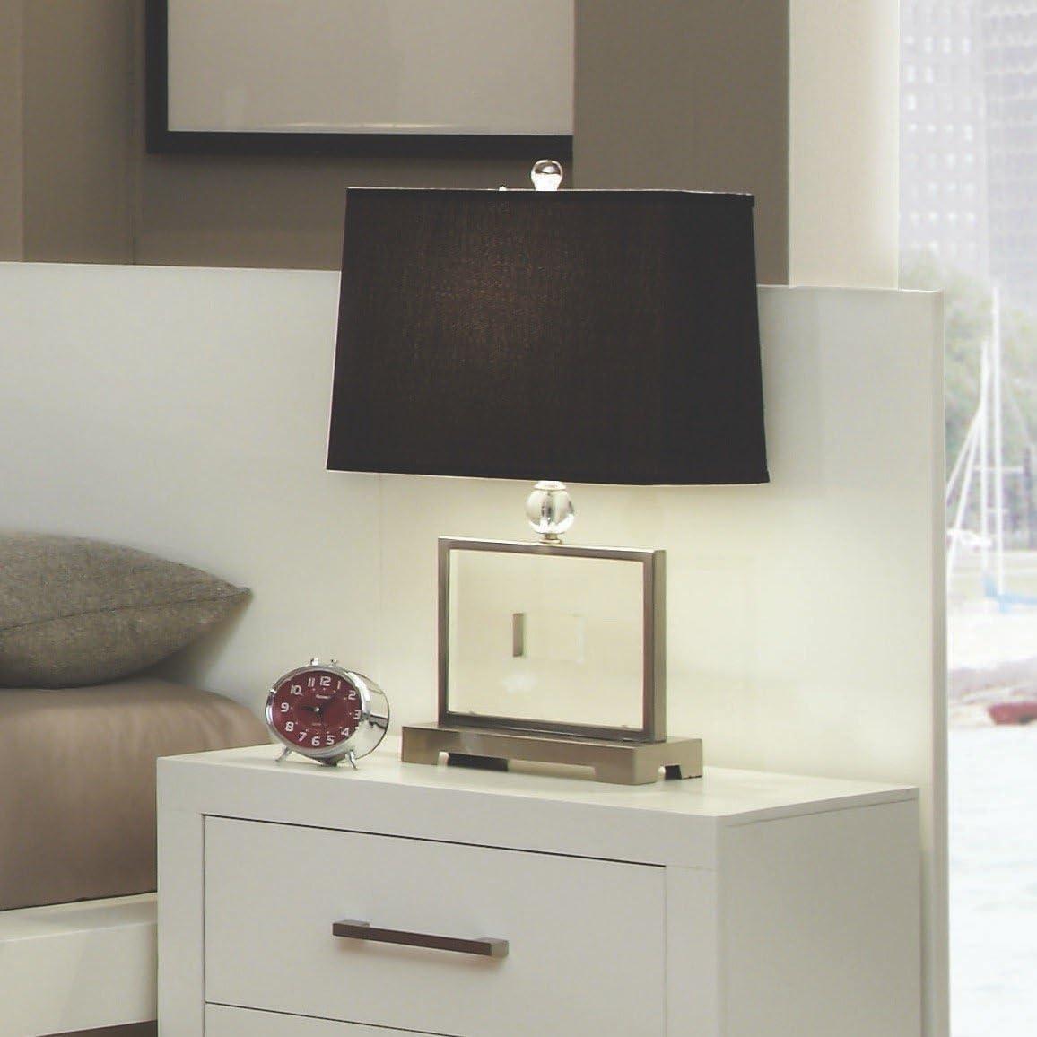 Jessica White Wood Nightstand Panels Softening The Bedroom