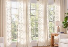 Jinchan Belrose 4 Panel Curtains Soft Light For Your Room