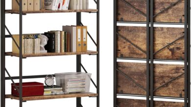 Jsb No Assembly Folding Bookshelf How It Suits Your Room