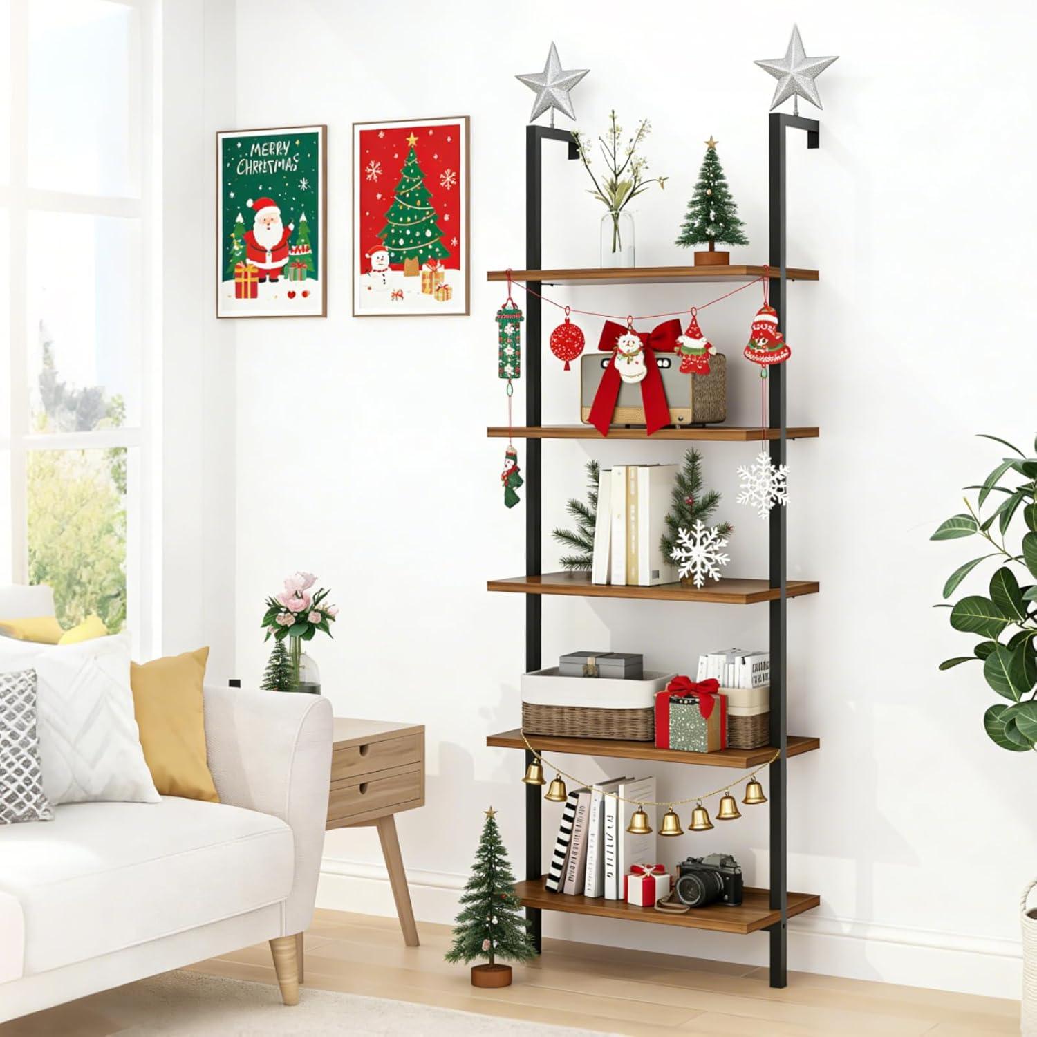 Karl Home Ladder Shelf 5 Tier Storage For Your Nooks