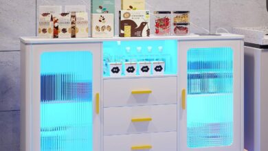 Lvsomt Modern Coffee Station W Motion Sensor Your Nook