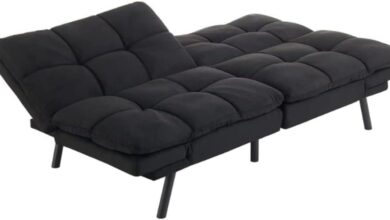 Memory Foam Futon Folding Bed Sofa For Your Small Space