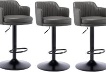 Nappa Leather Barstools Bar Chair How It Fits Your Island