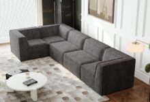 Oosofi 106×106 L Shaped Sectional Sofa In Your Living Space