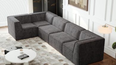 Oosofi 106×106 L Shaped Sectional Sofa In Your Living Space