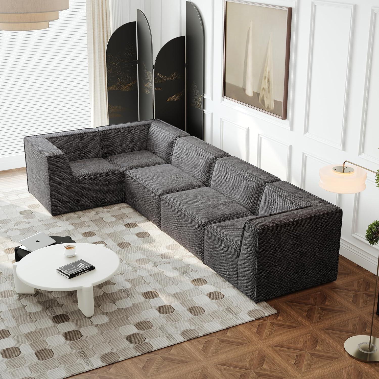 Oosofi 106×106 L Shaped Sectional Sofa In Your Living Space