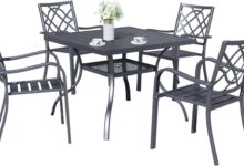 Patiomore 5 Piece Patio Dining Set Fits Your Balcony