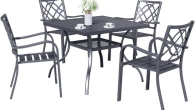 Patiomore 5 Piece Patio Dining Set Fits Your Balcony