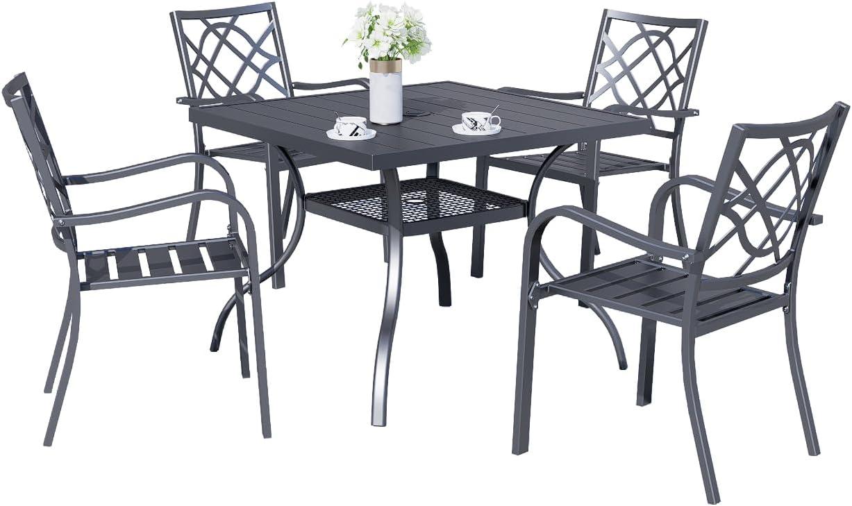 Patiomore 5 Piece Patio Dining Set Fits Your Balcony