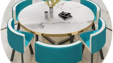 Round Dining Table Set 7 Piece How It Fits Your Space