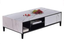 Rustic Coffee Table Slate Pine 512 Holds Your Remotes