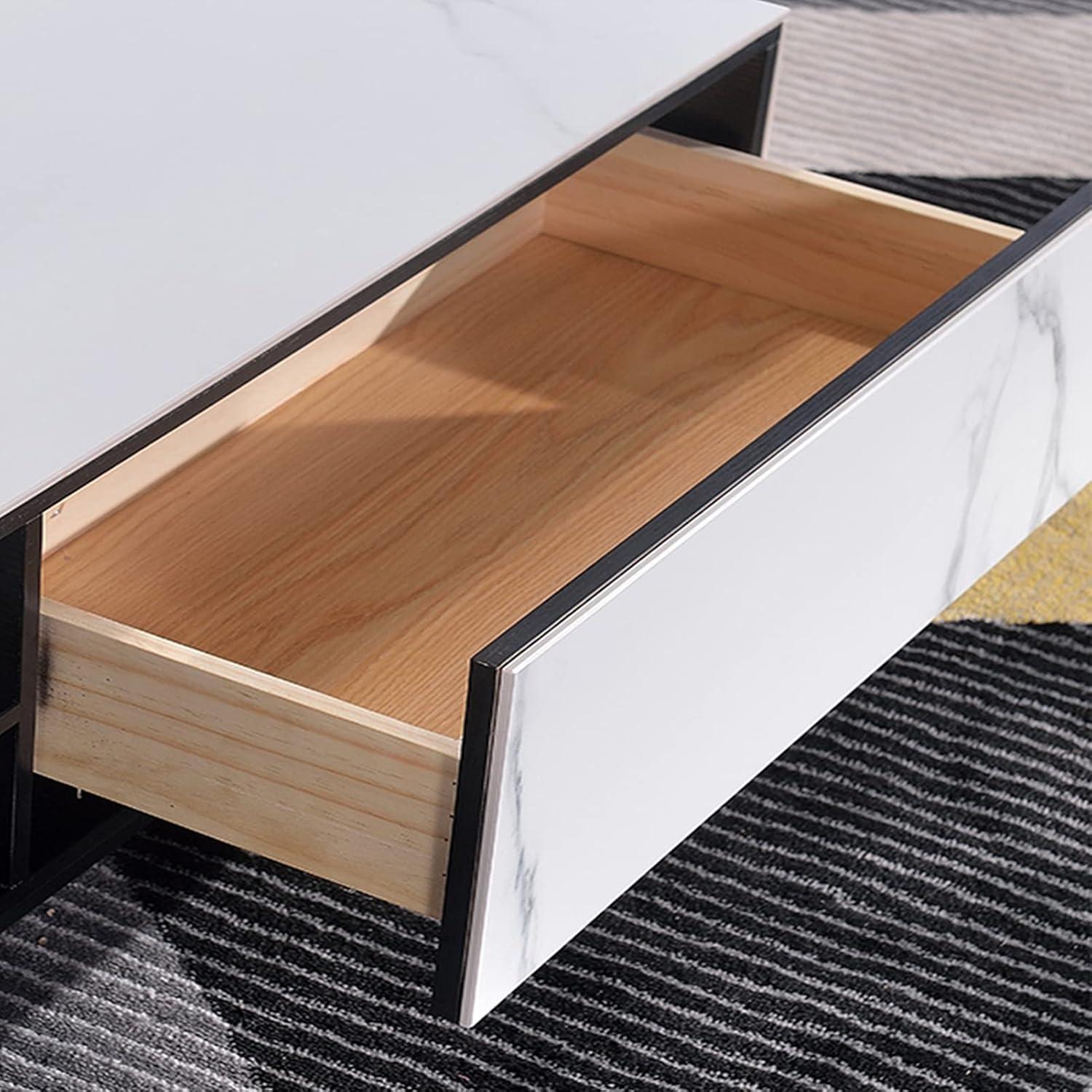 Rustic Coffee Table Slate & Pine 51.2