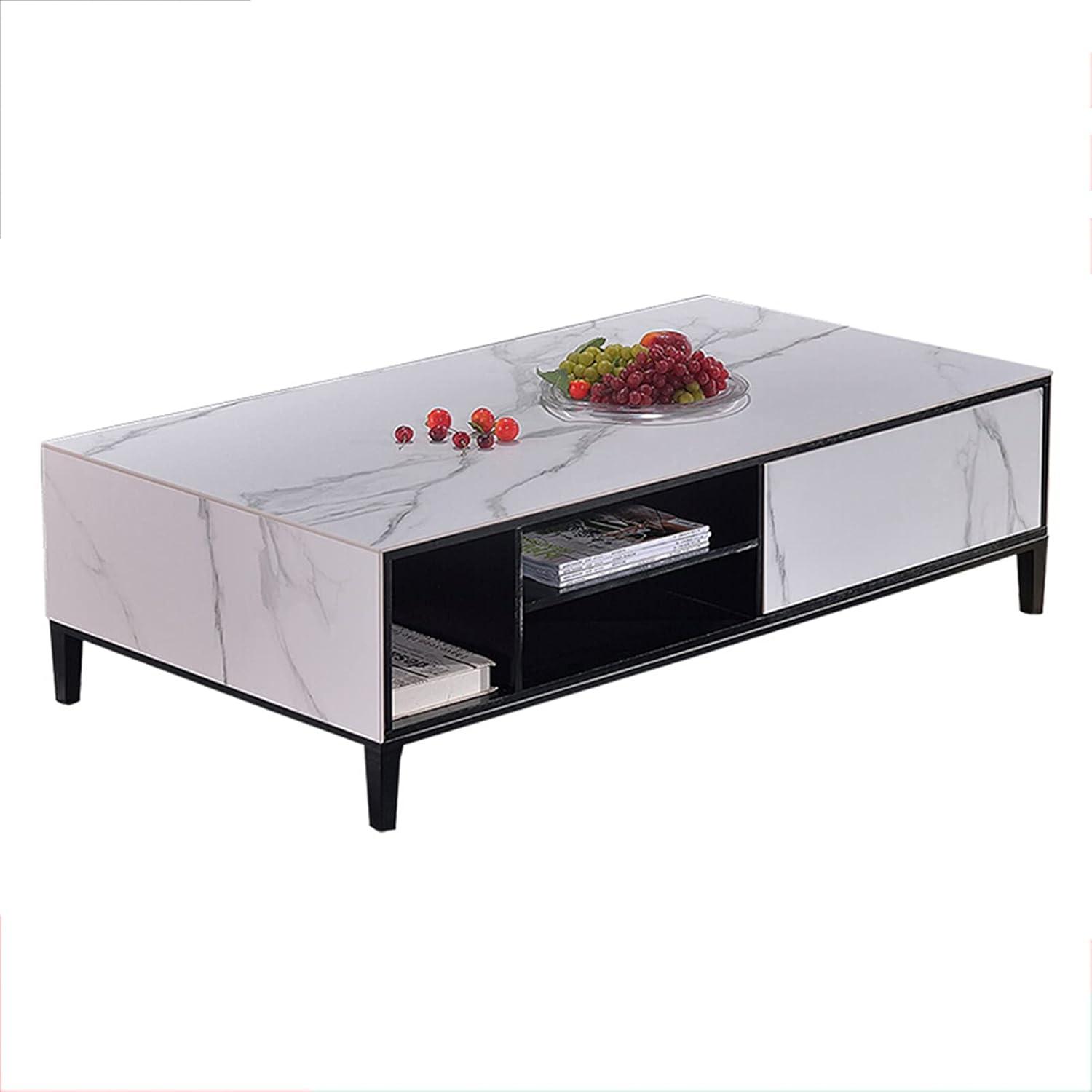 Rustic Coffee Table Slate & Pine 51.2