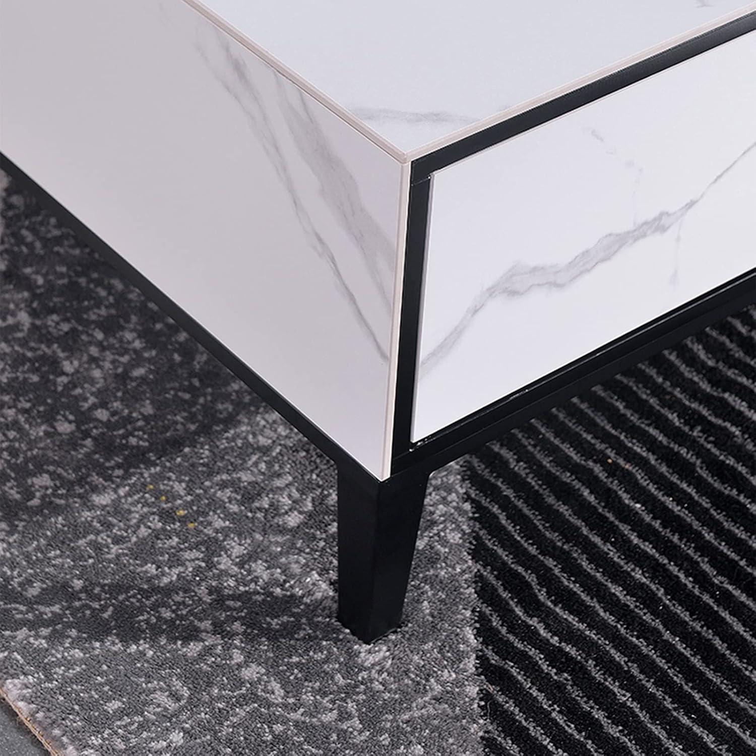 Rustic Coffee Table Slate & Pine 51.2