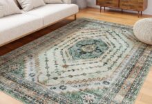 Seavish Machine Washable Area Rug 8x10 Soft For Your Space
