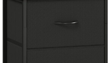 Somdot Nightstand Anchoring A Narrow Bedroom Corner