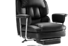 Sweetcrispy Pu Chair Settling An Office Corner For Long Days