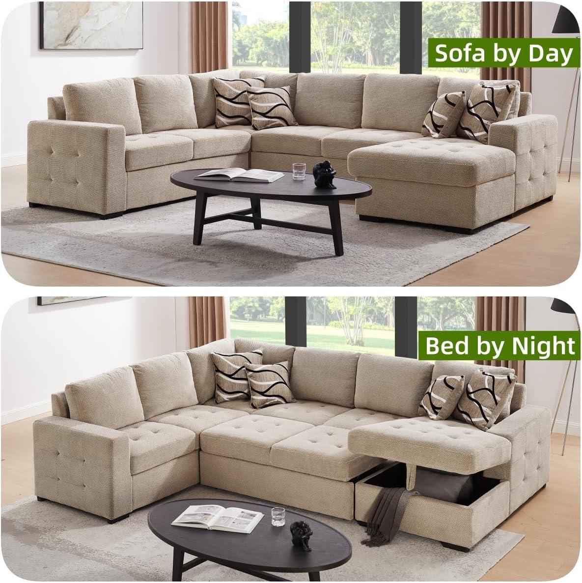 THSUPER 123'' sectional: How it fits your living ⁣room