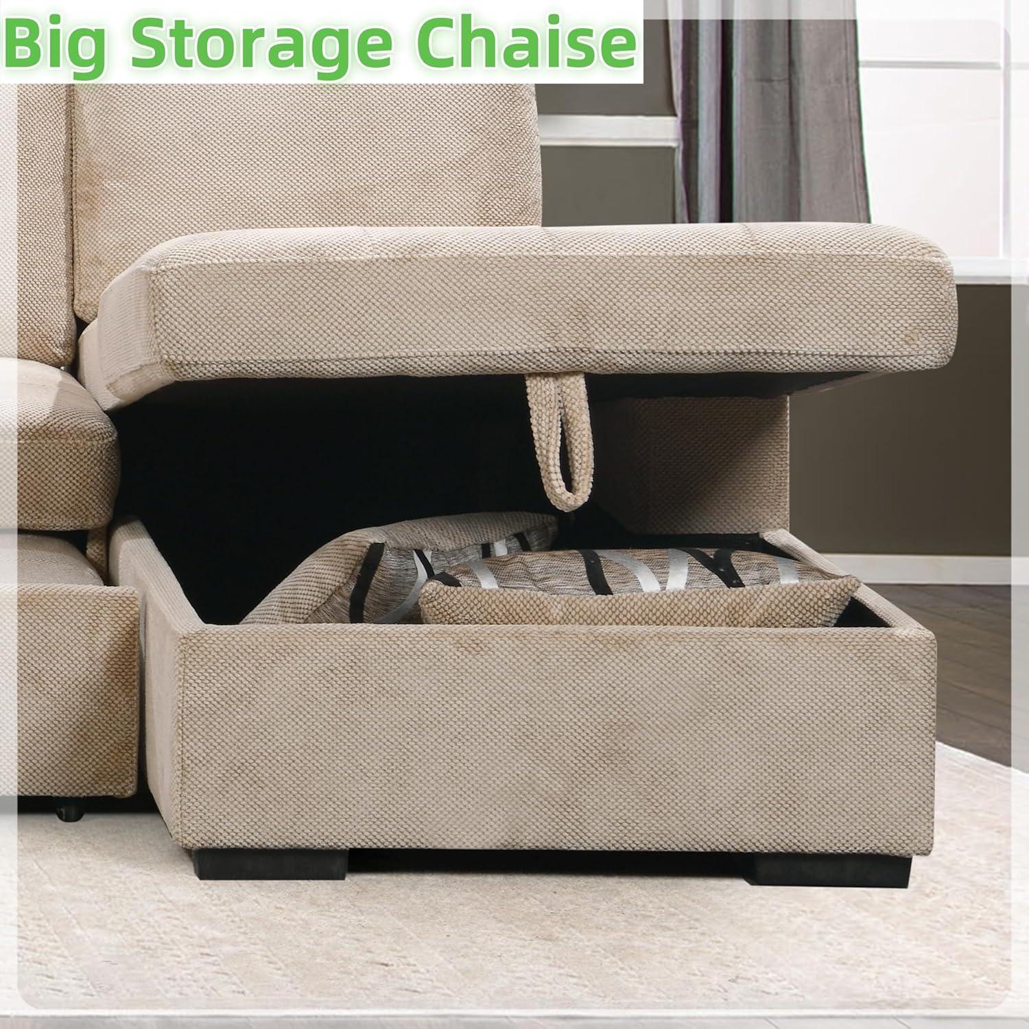 THSUPER 123'' Sectional: ⁢How it fits your living‌ room