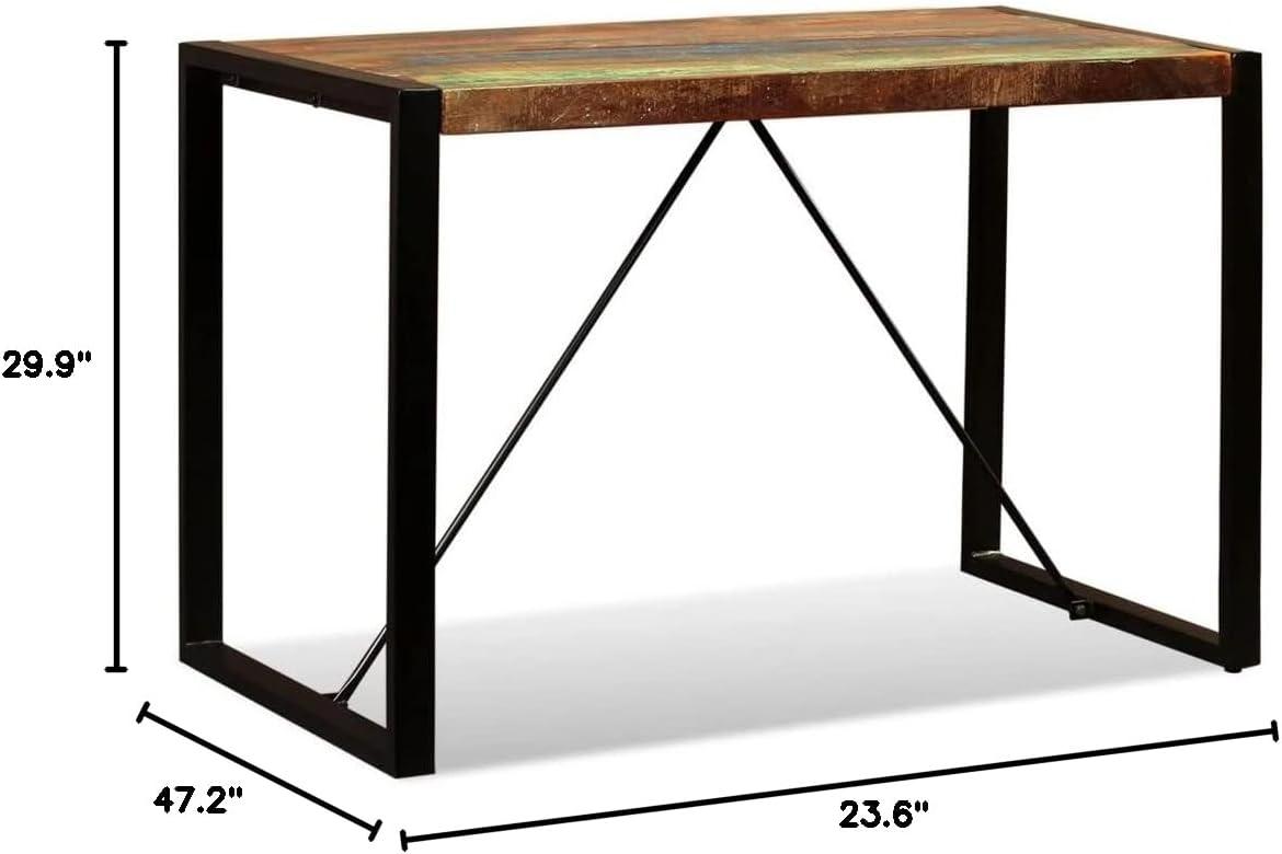 VidaXL Dining Table Reclaimed Wood 47.2