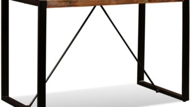 Vidaxl Dining Table Reclaimed Wood 472 For Your Kitchen