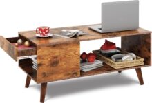 Wlive 394 Coffee Table Storage Table For Your Room