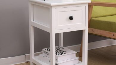 Wood Bedside Table Minimalist Nightstand Fits Your Nook