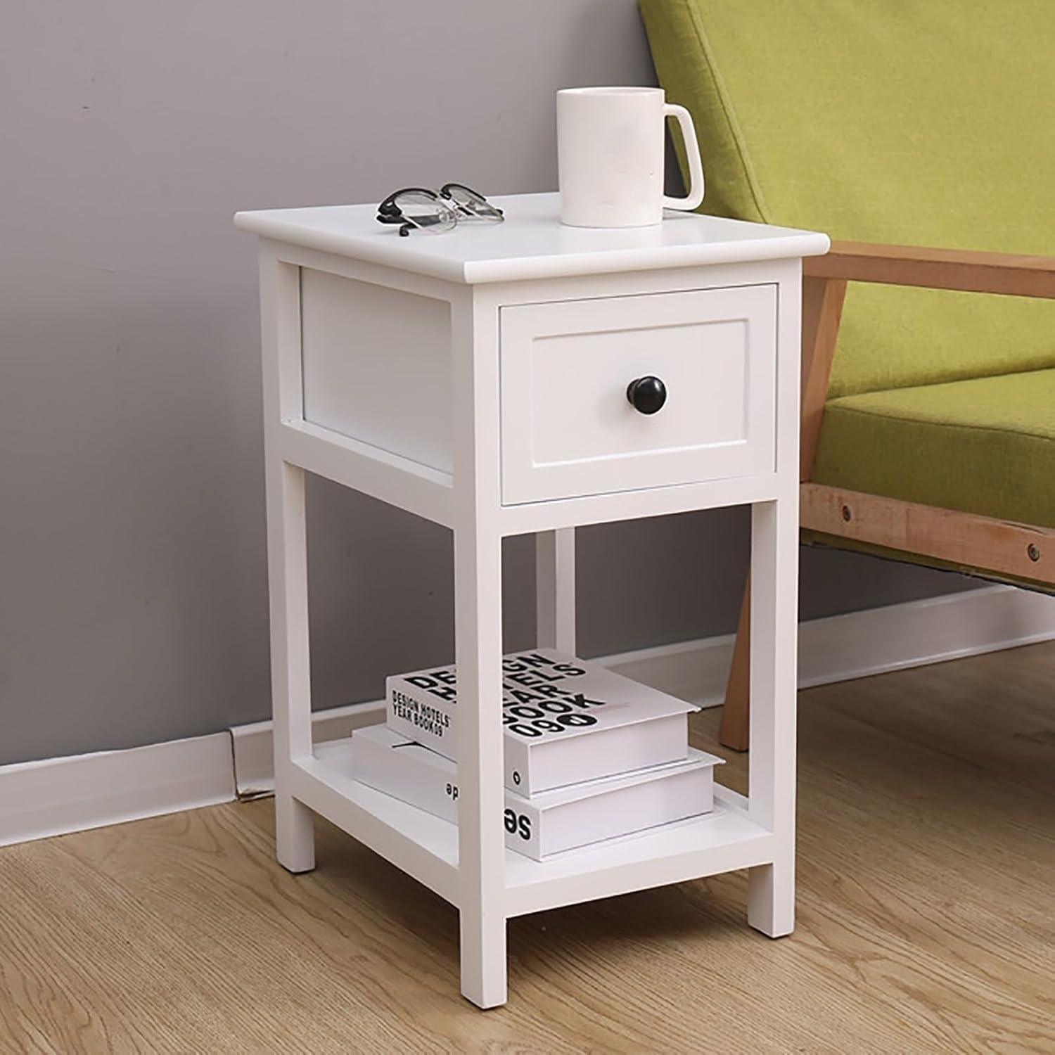 Wood Bedside Table Minimalist Nightstand Fits Your Nook