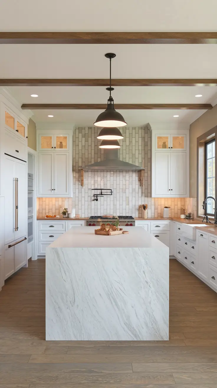 Taj Mahal Quartzite Kitchen
