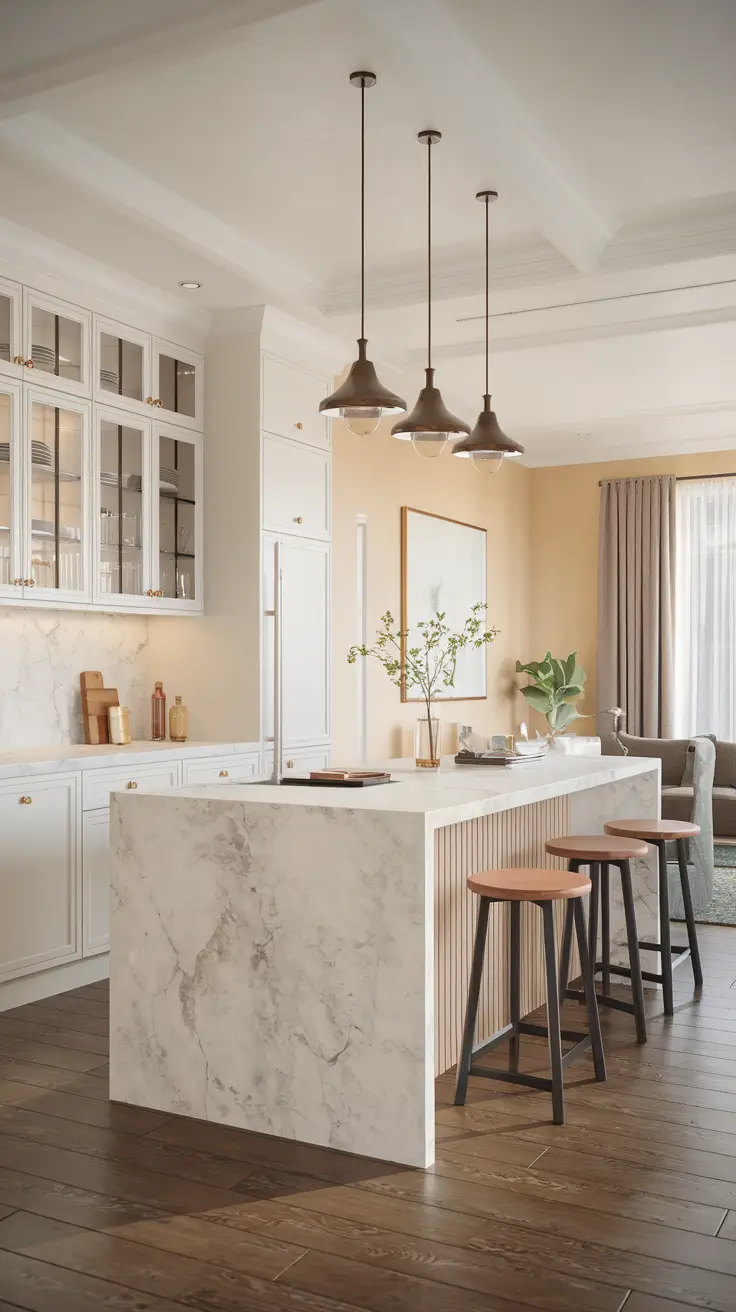White Cabinet Kitchen Design