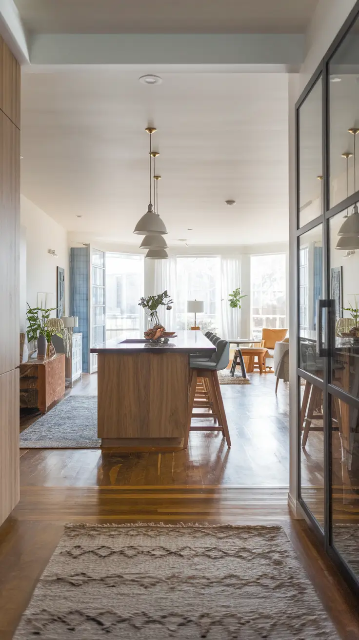 Open Plan Kitchen Lighting